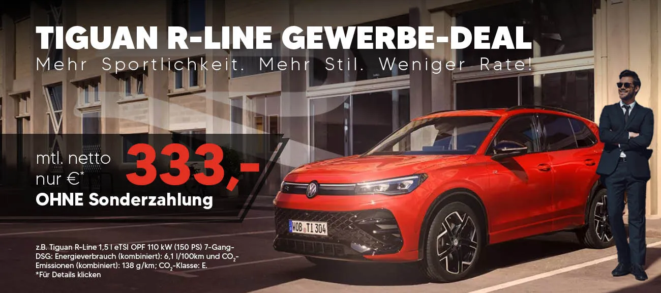 Slider Tiguan R-Line Gewerbe
